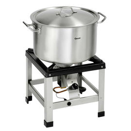 saucepan 30 ltr stainless steel with lid  Ø 430 mm  H 325 mm  | 2 handles product photo  S