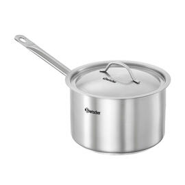 Cooking pot E4L-SG1 stainless steel Ø 200 mm with lid | suitable for induction product photo