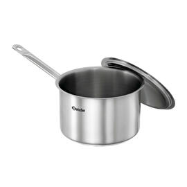Cooking pot E4L-SG1 stainless steel Ø 200 mm with lid | suitable for induction product photo  S