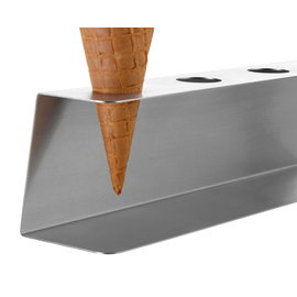 waffle cone holder stainless steel for 4 waffle cones product photo  S