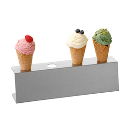 waffle cone holder stainless steel for 4 waffle cones product photo  S