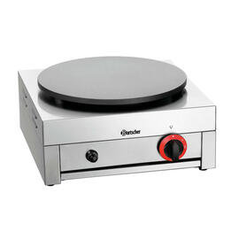 crêpe baking device gas 1CP400G with 1 baking plate 3000 watts product photo  S