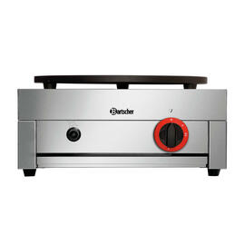 crêpe baking device gas 1CP400G with 1 baking plate 3000 watts product photo  S