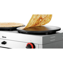 crêpe baking device gas 2CP400G with 2 baking plates 6000 watts product photo  S