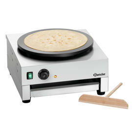 crêpe baking device 1CP400 with 1 baking plate electric 230 volts 3000 watts product photo