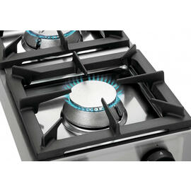 2-burner gas cooker 11 kW | plates one behind the other product photo  S