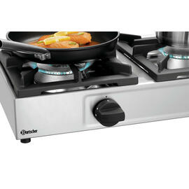 2-burner gas cooker 11 kW | plates side by side product photo  S
