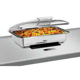induction warming plate IW10-EBBF built-in unit separate control panel 1000 watts 320 mm x 370 mm product photo  S