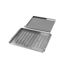 106206 Grillrost-Set, bestehend aus Grillrost, Flammenabdeckung u. Fettauffangwanne für Gas-Kombi-Tischbräter, Gewicht: 10 kg product photo  S