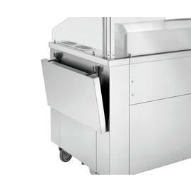 107279 Seitenablage KST3240 Plus, Material: CNS 18/10, inkl. Befestigungsmaterial, Maße: B 700 x T 350 x H 80 mm, Gewicht: 4 kg product photo  S