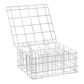 reusable cup basket 500x500x235 white | 25 compartments product photo  S