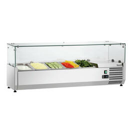 refrigerated countertop unit GL4-1201 suitable for 5 x GN 1/4 - 150 mm product photo