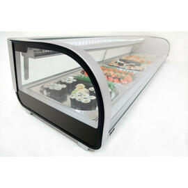 refrigerated countertop unit SushiBar GL2-1800 suitable for 5 x GN 1/2 - 40 mm product photo  S