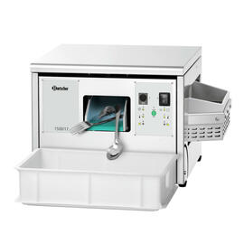 cutlery polishing machine 1500/17 stainless steel UV light HACCP-compliant | cutlery units per hour 1500 | 230 volts 400 watts product photo  S