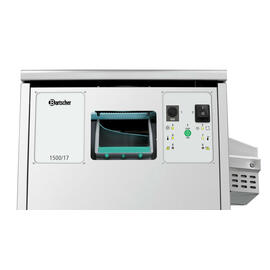 cutlery polishing machine 1500/17 stainless steel UV light HACCP-compliant | cutlery units per hour 1500 | 230 volts 400 watts product photo  S