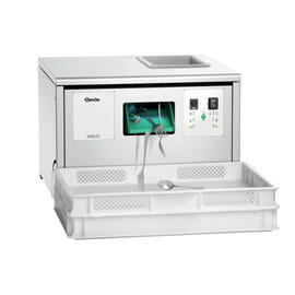cutlery polishing machine 3000/25 stainless steel UV light HACCP-compliant | cutlery units per hour 3000 | 230 volts 560 watts product photo
