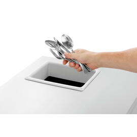 cutlery polishing machine 3000/25 stainless steel UV light HACCP-compliant | cutlery units per hour 3000 | 230 volts 560 watts product photo  S