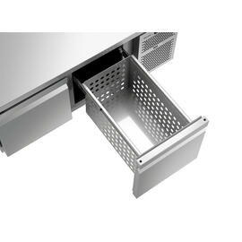 undercounter cooling table S2-200 | 2 drawers | 1200 mm x 660 mm H 657 mm product photo  S