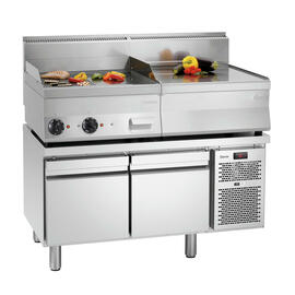 undercounter cooling table S2-200 | 2 drawers | 1200 mm x 660 mm H 657 mm product photo  S