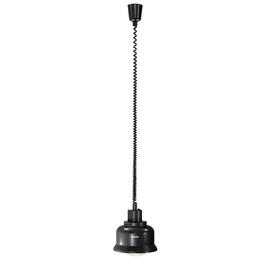 heat lamp IWL250D SW steel black  L 230 mm  B 230 mm  H 250 mm product photo  S