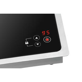 induction warming plate IW10-EB built-in unit 1000 watts 490 mm x 345 mm product photo  S