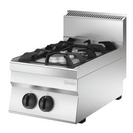 gas stove tabletop unit | 2 cooking zones | 400 mm x 650 mm H 295 mm product photo