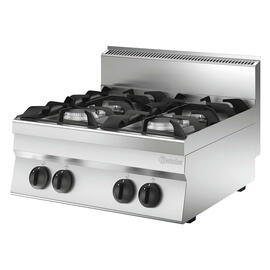 gas stove tabletop unit | 4 hotplates | 800 mm x 650 mm H 295 mm product photo
