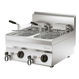 electric deep fryer | 2 basins 2 baskets 20 ltr | 400 volts 18 kW product photo