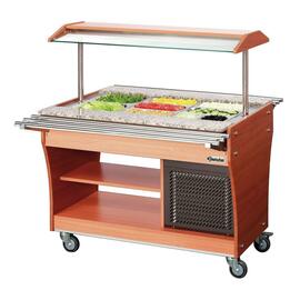 125502 Tablettrutsche 1 Stück (für eine Seite) zu Gastro Buffet T, GN 3 x 1/1 product photo  S