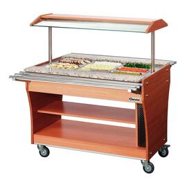 125502 Tablettrutsche 1 Stück (für eine Seite) zu Gastro Buffet T, GN 3 x 1/1 product photo  S