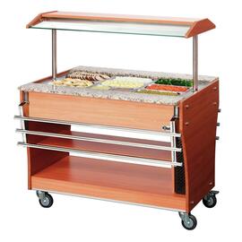 125502 Tablettrutsche 1 Stück (für eine Seite) zu Gastro Buffet T, GN 3 x 1/1 product photo  S