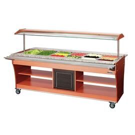 125504 Tablettrutsche, zu Gastro Buffet T, GN 6x 1/1, Edelstahl, 5,1 kg, 2115 x 312 mm product photo  S