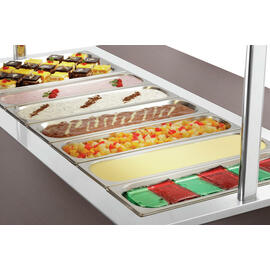 Children's cold buffet trolley Kids K4110-150W wenge coloured | suitable for 4 x GN 1/1 - 150 mm product photo  S