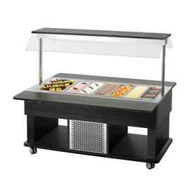 Children's cold buffet trolley Kids K4110-150A anthracite | suitable for 4 x GN 1/1 - 150 mm product photo  S