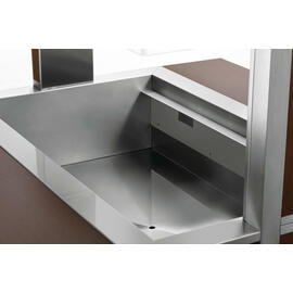 cold buffet on wheels K3110-200W wenge coloured | suitable for 3 x GN 1/1 - 200 mm | 3 bridging bars product photo  S