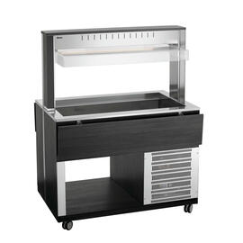 cold buffet on wheels K3110-200A | suitable for 3 x GN 1/1 - 200 mm | 3 bridging bars product photo  S