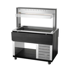 cold buffet on wheels K3110-200A | suitable for 3 x GN 1/1 - 200 mm | 3 bridging bars product photo  S