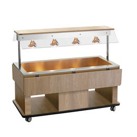 Children's hot buffet trolley Kids W4110-150U | elm colored | suitable for 4 x GN 1/1 product photo  S