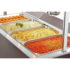 Children's hot buffet trolley Kids W4110-150W | wenge coloured | suitable for 4 x GN 1/1 product photo  S