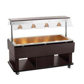 Children's hot buffet trolley Kids W4110-150W | wenge coloured | suitable for 4 x GN 1/1 product photo  S