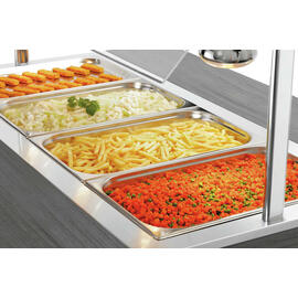 Children's hot buffet trolley Kids W4110-150A | anthracite | suitable for 4 x GN 1/1 product photo  S