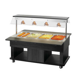 Children's hot buffet trolley Kids W4110-150A | anthracite | suitable for 4 x GN 1/1 product photo  S