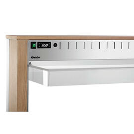 hot buffet on wheels W3110-200U | elm colored 230 volts with illumination | suitable for 3 x GN 1/1 product photo  S