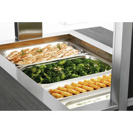 hot buffet on wheels W3110-200A | anthracite 230 volts with illumination | suitable for 3 x GN 1/1 product photo  S