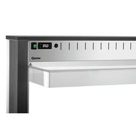 hot buffet on wheels W3110-200A | anthracite 230 volts with illumination | suitable for 3 x GN 1/1 product photo  S