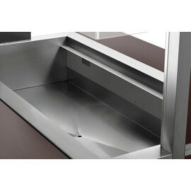 hot buffet on wheels W4110-200W | wenge coloured 230 volts with illumination | suitable for 4 x GN 1/1 product photo  S
