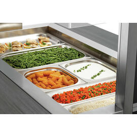 hot buffet on wheels W4110-200A | anthracite 230 volts with illumination | suitable for 4 x GN 1/1 product photo  S