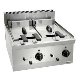electric deep fryer 2 basins | 2 x 8 ltr | 400 volts product photo  S