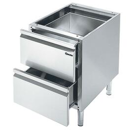 base unit 600 IMBISS with 2 drawers | 400 mm  x 550 mm  H 580 mm product photo