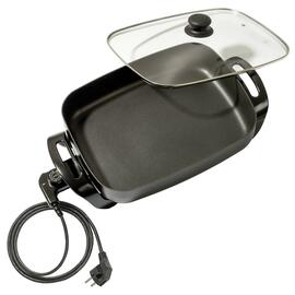 electric pan 40x30 with lid  • non-stick coated 7.5 ltr | 490 mm  x 310 mm  H 195 mm product photo  S